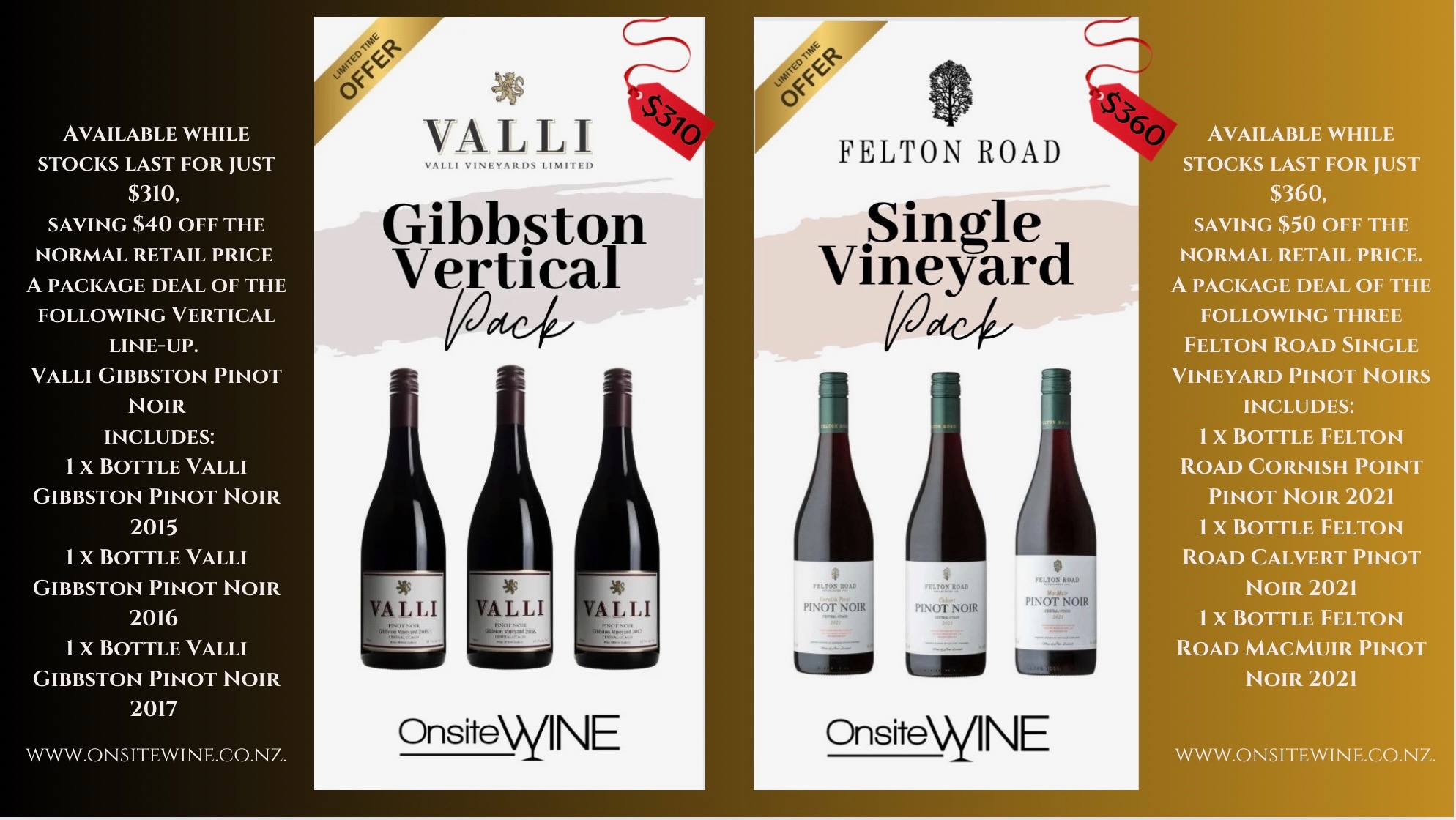 Onsite Wine Launches it's First Vertical/Horizontal Flights